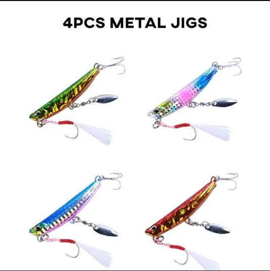 4 Pieces Metal Jigs 15g